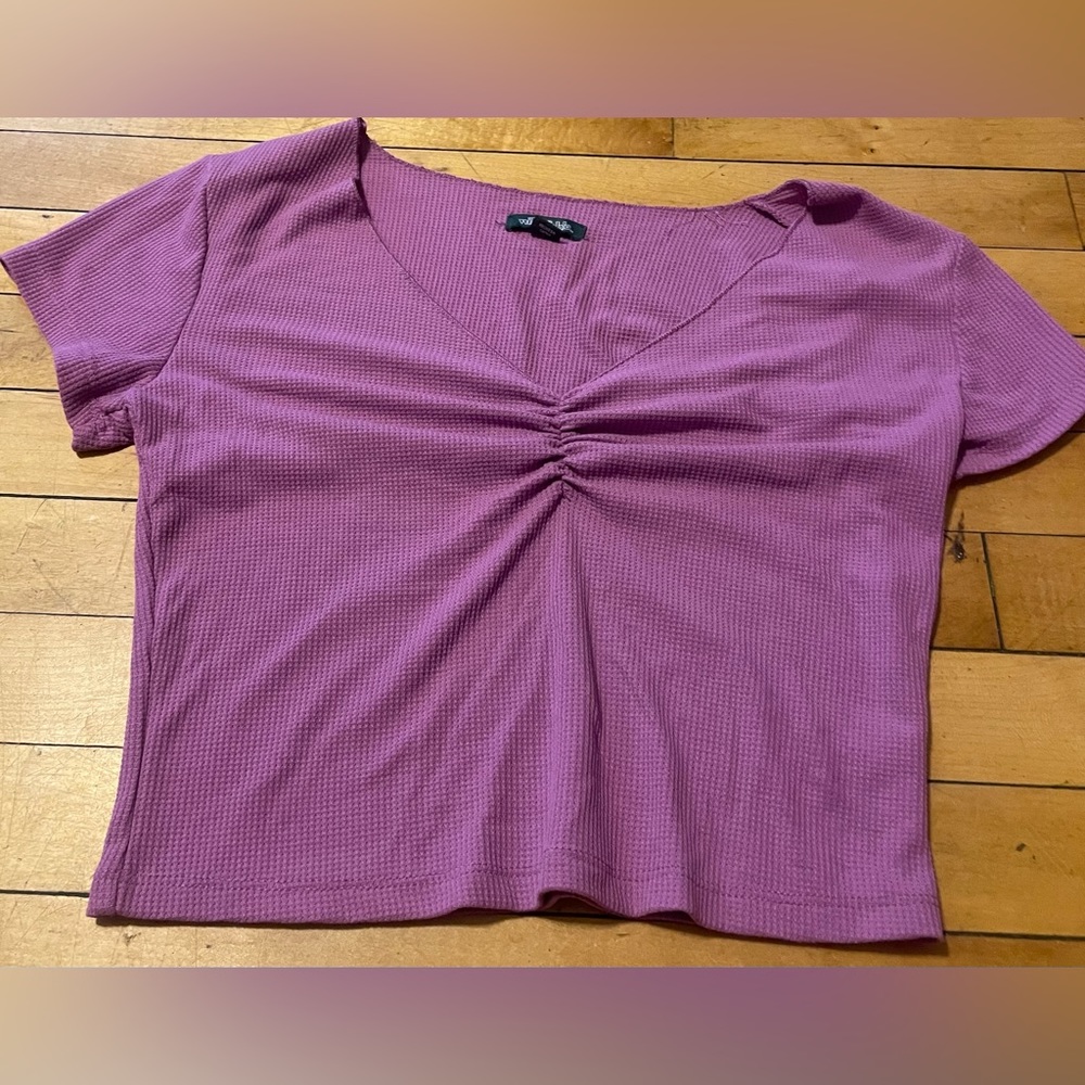 Purple Crop top